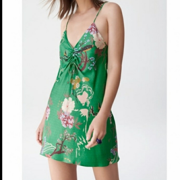 Zara Women's Green Dress XS NWT - Picture 4 of 15